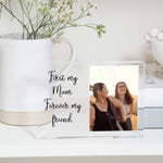 Load image into Gallery viewer, Christmas Gift For Mom From Daughter | Mothers Day Gift From Daughter | 60th Birthday Idea PhotoBlock - Unique Prints
