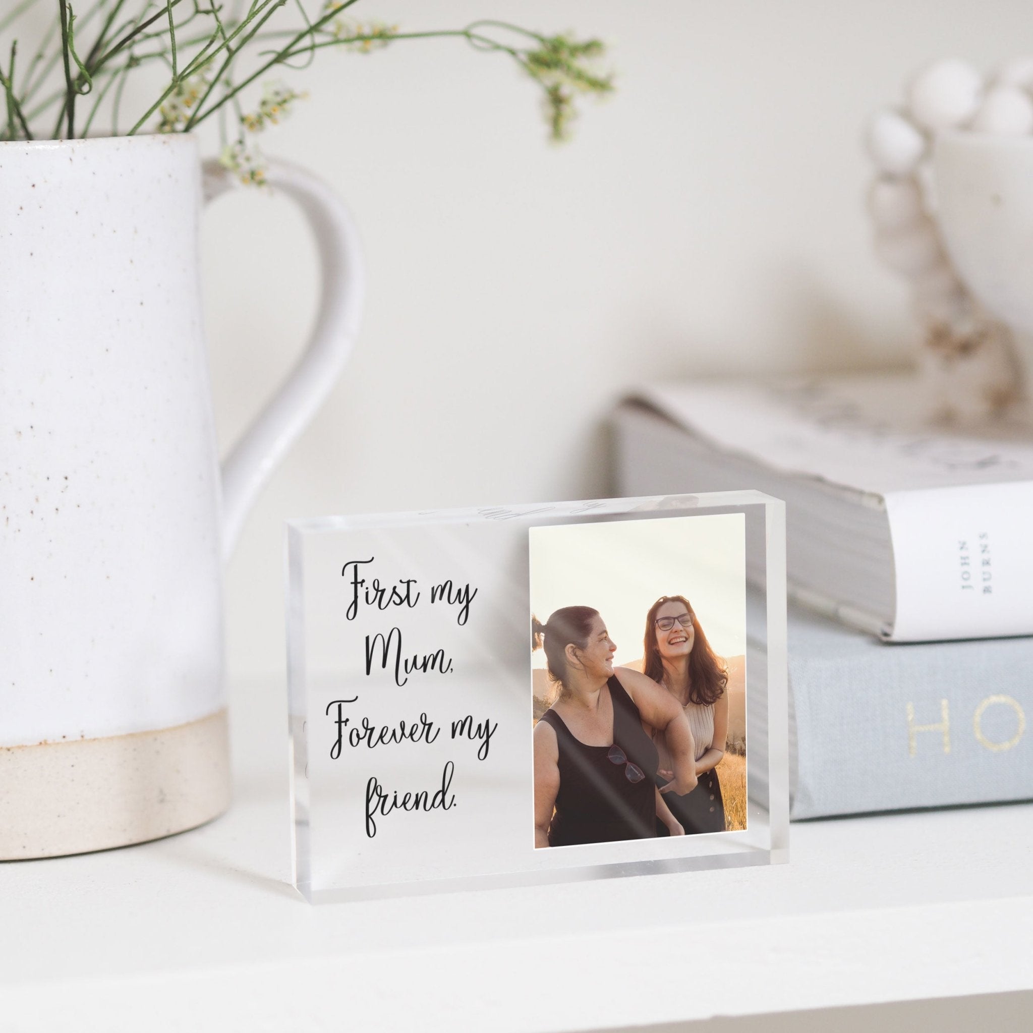 Christmas Gift For Mom From Daughter | Mothers Day Gift From Daughter | 60th Birthday Idea PhotoBlock - Unique Prints