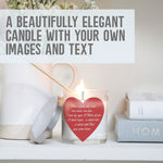 Load image into Gallery viewer, Christmas Memorial Custom Quotes Glass Candleholder | Xmas in Heaven Gift Ideas | Personalised Votive Glass | Crystal Home Decor Present Candleholder - Unique Prints
