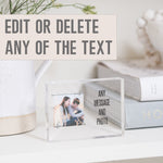 Load image into Gallery viewer, Class of 2021 college student gift, graduation picture, medical student gift, glass photo block PhotoBlock - Unique Prints
