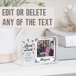 Load image into Gallery viewer, Colleague Leaving Gift, Coworker Goodbye Present, Work Mate, new Job Gift, Promotion Gift, Congratulations, Good Luck PhotoBlock - Unique Prints
