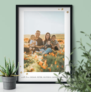 Custom Birthday Present | Family Photo Gift | Custom Photo Gift Normal Frame - UniquePrintsStore