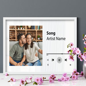Custom Decoration | Favourite Song Gift | Valentine's Day Gift Normal Frame - UniquePrintsStore