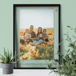 Load image into Gallery viewer, Custom Family Gift | Clear Photo Frame | Home Decoration Transparent Frame - UniquePrintsStore
