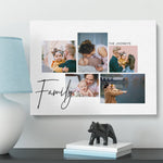 Load image into Gallery viewer, Custom Family Gift | Photo Canvas | Multi-Photo Gift Canvas - UniquePrintsStore
