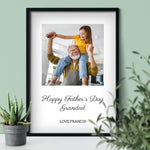 Load image into Gallery viewer, Custom Father&#39;s Day Gift | Custom Print | Gift For Him Normal Frame - UniquePrintsStore
