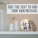 Load image into Gallery viewer, Custom Message Personalized Photo Candle Holder | Quotation Gift Ideas | Personalized Votive Glass with Picture | Crystal Home Decor Present Candleholder - Unique Prints
