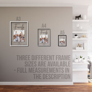 Custom Photo Frame | Family Photo Gift | Gift For Parents Transparent Frame - UniquePrintsStore