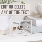 Load image into Gallery viewer, Custom Photo Frame | Father&#39;s Day Gift | Multi-Picture Frame PhotoBlock - Unique Prints
