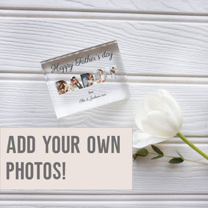 Custom Photo Frame | Father's Day Gift | Multi-Picture Frame PhotoBlock - Unique Prints