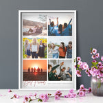 Load image into Gallery viewer, Custom Photo Print | Multi-Photo Gift | Best Friend Gift Idea Normal Frame - UniquePrintsStore
