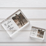 Load image into Gallery viewer, Custom Proud Army Mom Gift, Soldier Photo Frame For Family PhotoBlock - Unique Prints
