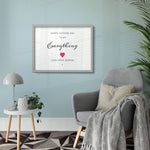 Load image into Gallery viewer, Custom Quote Gift | Happy Father&#39;s Day | Personalised Frame Normal Frame - UniquePrintsStore
