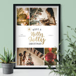 Load image into Gallery viewer, Custom Quote Present | Multi-Photo Gift | Custom Christmas Gift Normal Frame - UniquePrintsStore
