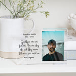 Load image into Gallery viewer, Custom Sympathy Gift For Mother, Beavement Gift For Dad, Mom Remembrance Gift, Condolence Gift, Memorial PhotoBlock - Unique Prints
