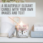 Load image into Gallery viewer, Customised Family Tree Glass Candleholder | Genealogy Names, Mom Gift Ideas | Personalised Votive Glass Holders Decor | Mother&#39;s Day Present Candleholder - Unique Prints
