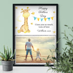 Load image into Gallery viewer, Dad Gift Idea | Custom Frame | Father&#39;s Day Normal Frame - UniquePrintsStore

