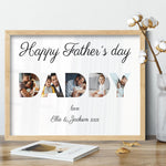 Load image into Gallery viewer, Dad Gift Ideas | Father&#39;s Day Gift | Custom Photo Print Normal Frame - UniquePrintsStore

