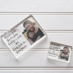 Load image into Gallery viewer, Dad Picture Frame Gift From Daughter | Gifts For Dad From Daughter | Dad Wedding Gift From Bride PhotoBlock - Unique Prints
