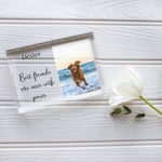 Load image into Gallery viewer, Dog Memorial Gift | Dog Loss Sympathy Gift | Dog Memorial Picture Frame PhotoBlock - Unique Prints
