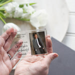 Load image into Gallery viewer, Engraved Picture Frame, Custom Picture Frame, Engraved Photo Frame PhotoBlock - Unique Prints
