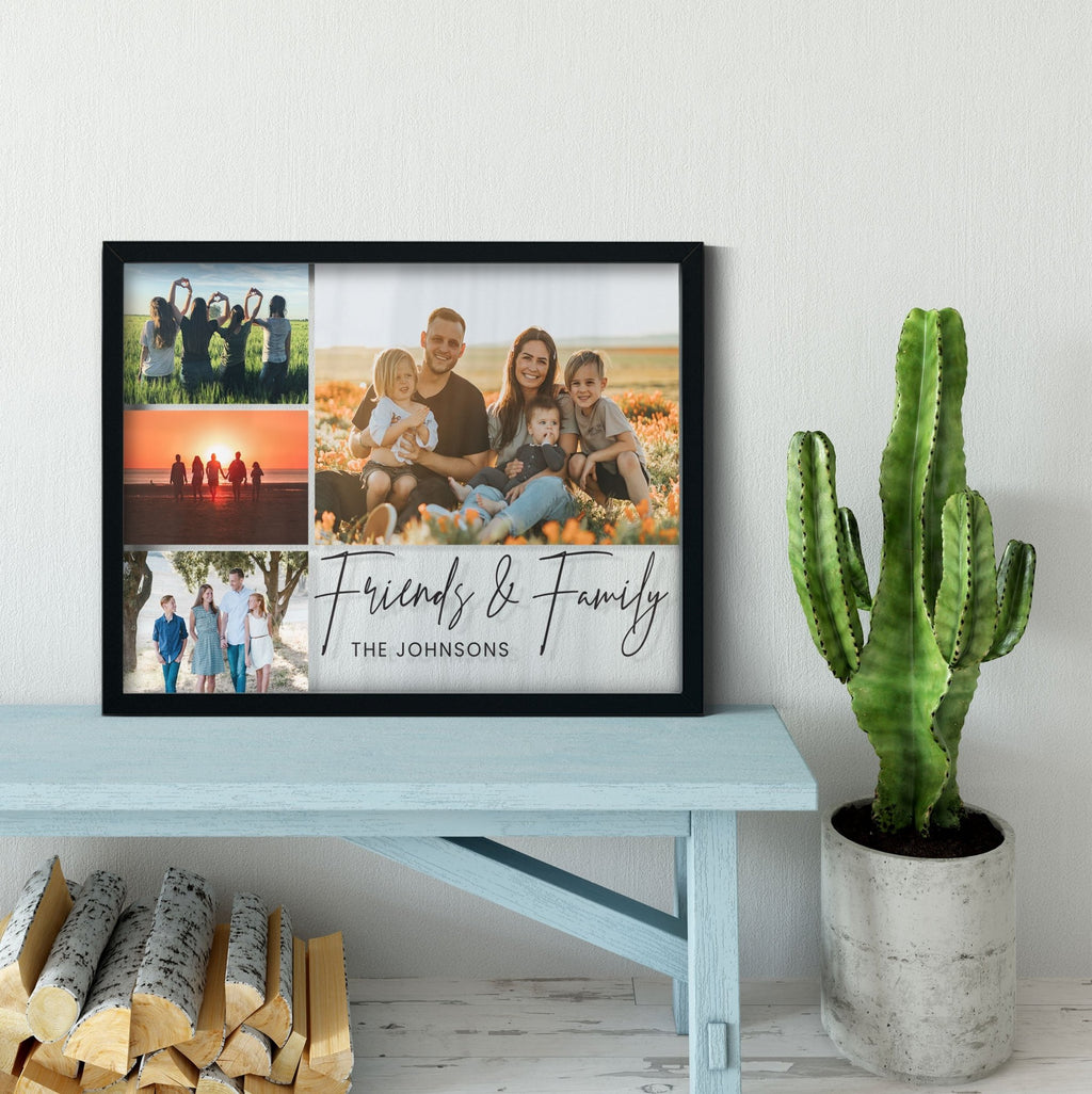 Family And Friends | Custom Photo Gift | Transparent Frame Transparent Frame - UniquePrintsStore