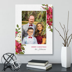 Family Photo Canvas | Christmas Gift | Custom Gift Canvas - UniquePrintsStore