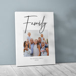 Load image into Gallery viewer, Family Photo Canvas | Personalised Canvas | Gift For Family Canvas - UniquePrintsStore
