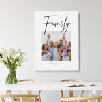 Load image into Gallery viewer, Family Photo Canvas | Personalised Canvas | Gift For Family Canvas - UniquePrintsStore
