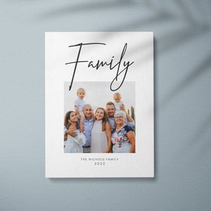 Family Photo Canvas | Personalised Canvas | Gift For Family Canvas - UniquePrintsStore