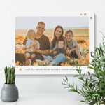Load image into Gallery viewer, Family Photo Canvas | Personalised Gift | Photo Gift Canvas - UniquePrintsStore
