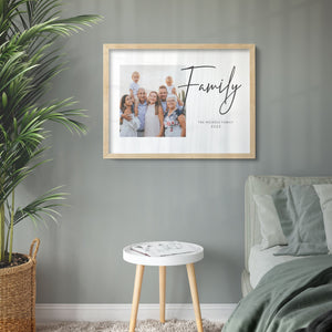 Family Photo Gift | Personalised Frame | Custom Photo Print Normal Frame - UniquePrintsStore