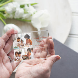 Family Picture Frame | Anniversary Gift | Custom Photo Frame PhotoBlock - Unique Prints