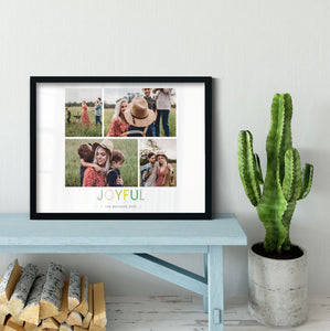 Family Quote Gift | Custom Christmas Gift | Personalised Birthday Gift Normal Frame - UniquePrintsStore