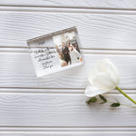 Load image into Gallery viewer, Father of The Bride Gift From Bride | Dad Wedding Gift From Bride | Step Father Of The Bride Gift PhotoBlock - Unique Prints
