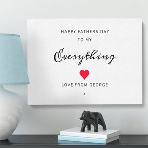 Father's Day Canvas | Personalised Gift | Gift For Him Canvas - UniquePrintsStore