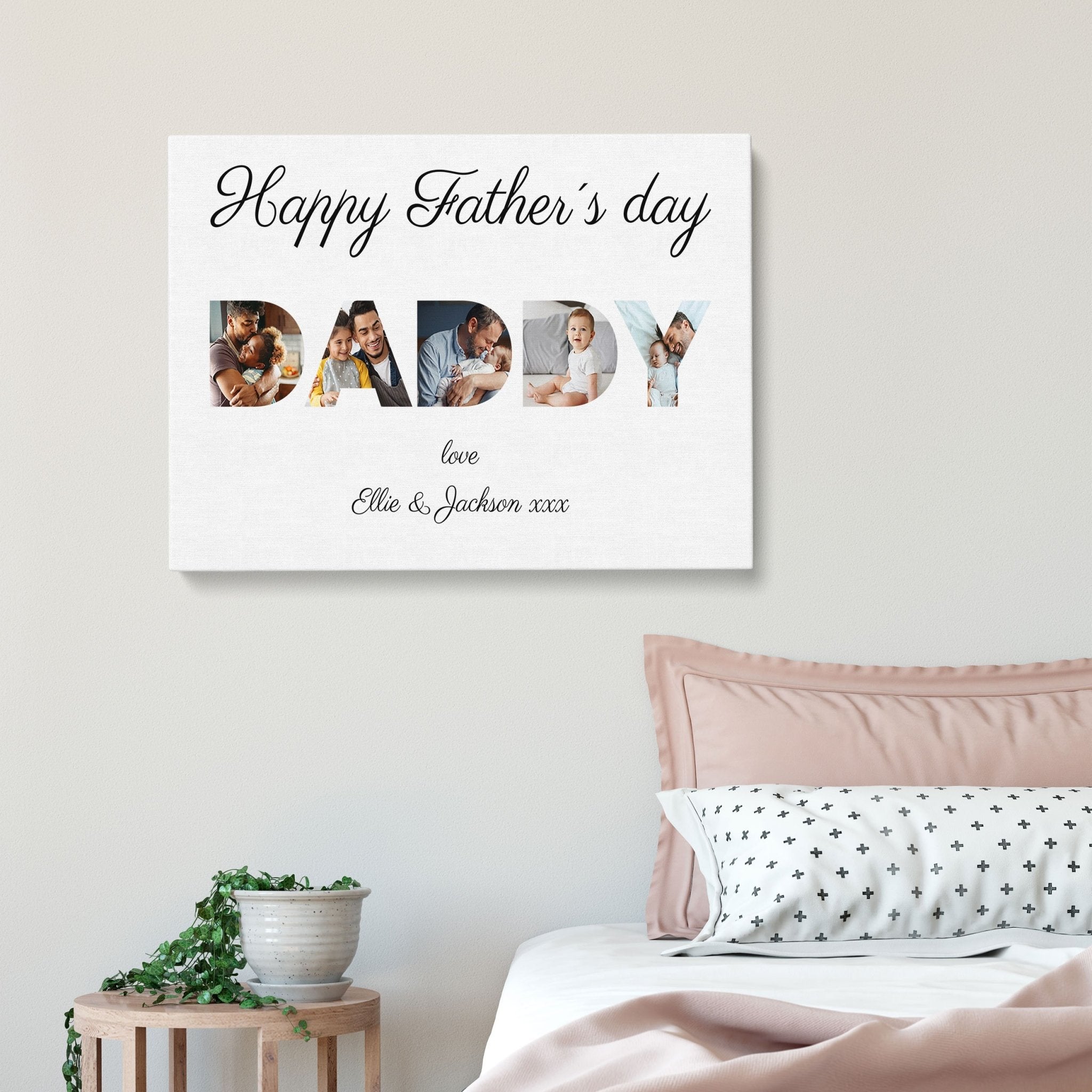 Father's Day Gift | Custom Canvas | Gift From Kids Canvas - UniquePrintsStore