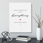 Load image into Gallery viewer, Father&#39;s Day Gift | Quote Canvas | Personalised Gift Canvas - UniquePrintsStore
