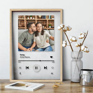 Favourite song Decoration | Anniversary Gift | Transparent Photo Frame Gift Transparent Frame - UniquePrintsStore