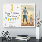 Load image into Gallery viewer, First Father&#39;s Day Gift | Personalised Canvas | Photo Gift For Him Canvas - UniquePrintsStore
