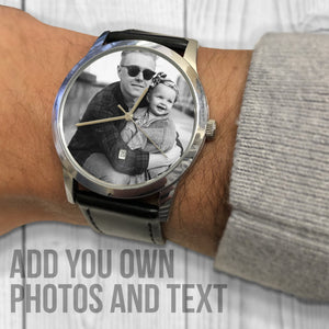 First Time Dad Gift, New Dad Gift, Gift For New Dad From Wife, First Fathers Day Gift Watch - UniquePrintsStore
