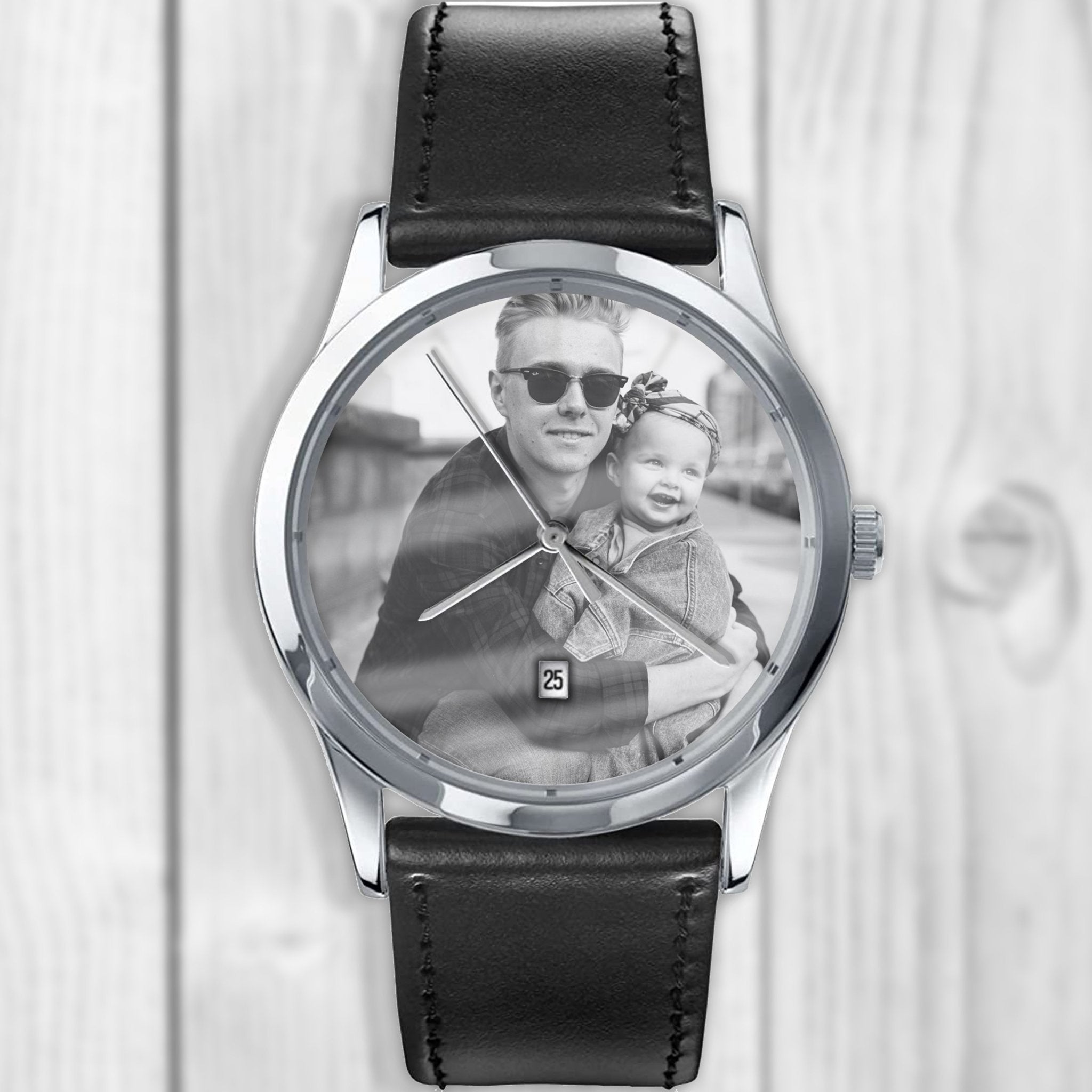 First Time Dad Gift, New Dad Gift, Gift For New Dad From Wife, First Fathers Day Gift Watch - UniquePrintsStore