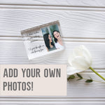 Load image into Gallery viewer, Friend Picture Frame, Photo Memory Gift, Custom Picture Frame, Photo Gift, Photo Holder, Photo Ornament PhotoBlock - Unique Prints

