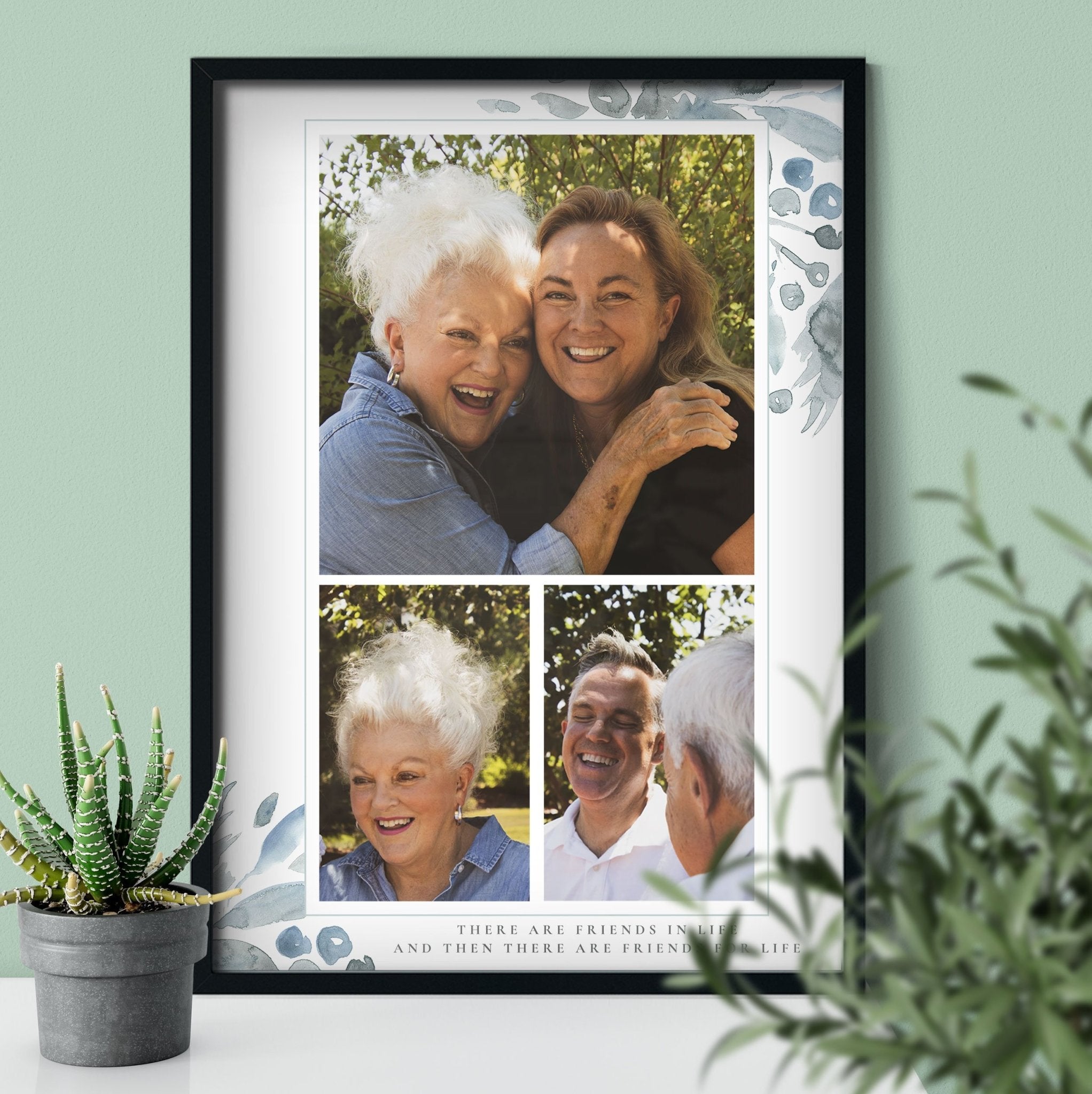 Friendship Quote Gift | Friendship Gift | Customised Photo Gift Normal Frame - UniquePrintsStore