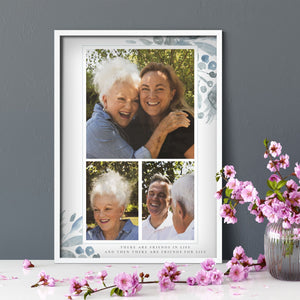 Friendship Quote Gift | Friendship Gift | Customised Photo Gift Normal Frame - UniquePrintsStore