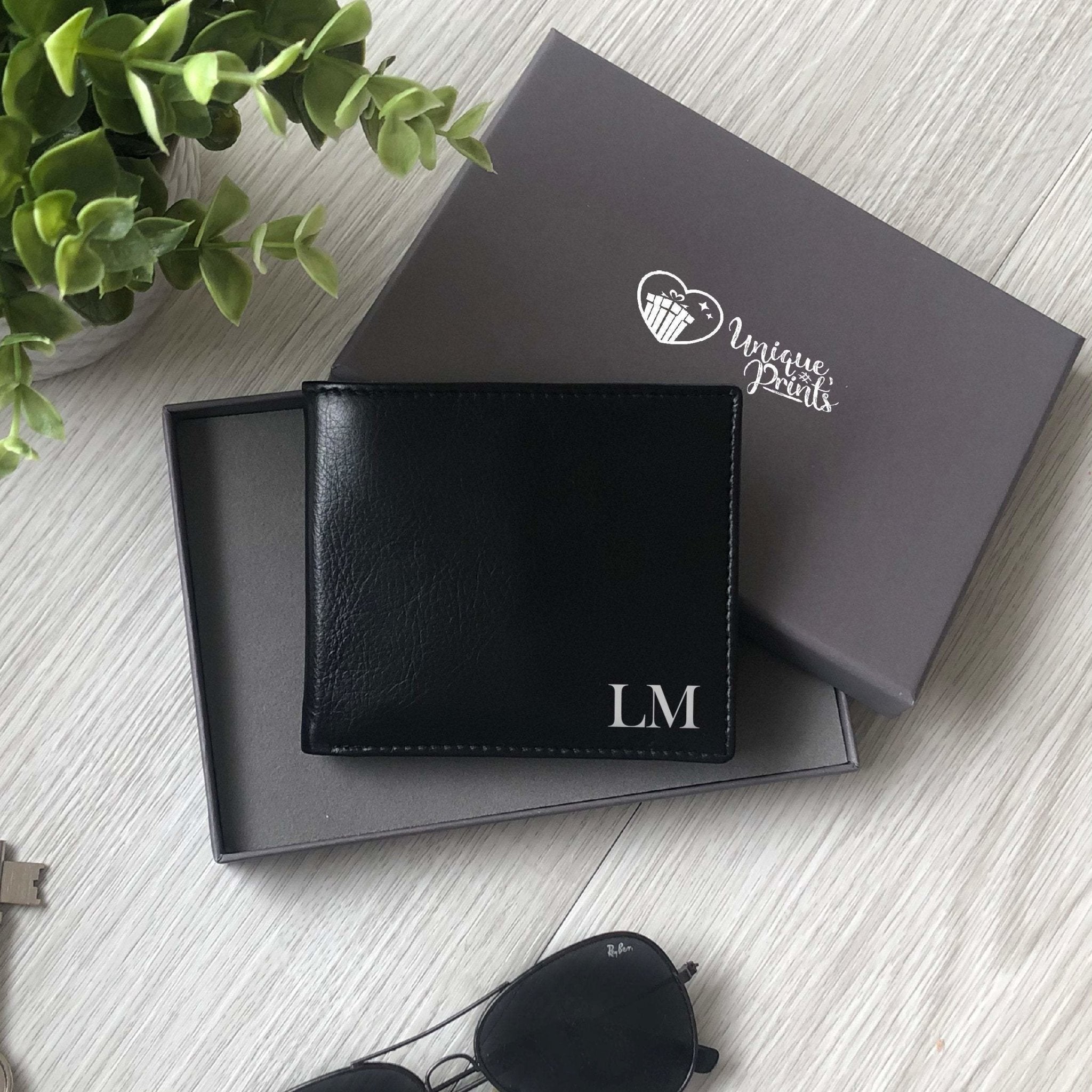 Genuine Leather Photo Wallet, Photo Wallet, Custom Wallet, Custom, Photo Wallet, Photo Engraved Wallet Wallet - UniquePrintsStore