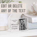 Load image into Gallery viewer, Gift For Aunt | Promoted to Aunt Frame | Aunt Mothers Day Gift | Aunt Wedding Gift PhotoBlock - Unique Prints
