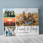Load image into Gallery viewer, Gift For Family And Friends | Multi-Photo Gift | Personalised Canvas Canvas - UniquePrintsStore
