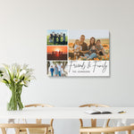 Load image into Gallery viewer, Gift For Family And Friends | Multi-Photo Gift | Personalised Canvas Canvas - UniquePrintsStore
