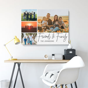 Gift For Family And Friends | Multi-Photo Gift | Personalised Canvas Canvas - UniquePrintsStore